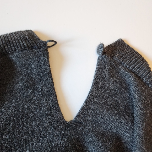 Zara Knit Sweater Dark Grey Medium - Picture 12 of 14